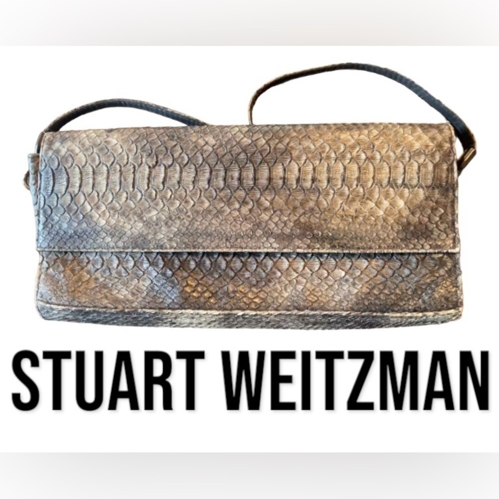 Stuart Weitzman Alligator Clutch‎
